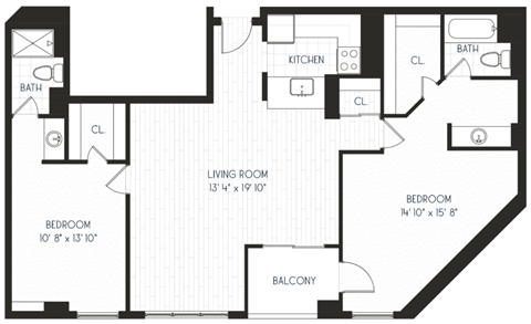 the floor plan of the residence